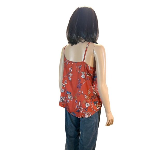 (6 for $25)Maurices Caged Neckline Floral Tank Top size small - Picture 3 of 7